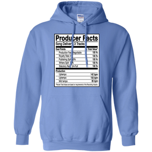 PRODUCER FACTS Pullover Hoodie 8 oz.
