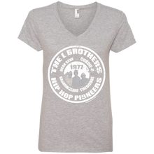 THE L BROTHERS PIONEER (Rapmania Collection) Ladies' V-Neck T-Shirt