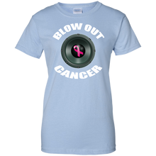 BLOW OUT CANCER Ladies' 100% Cotton T-Shirt