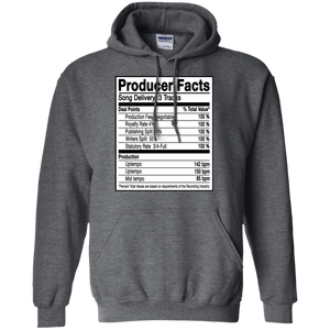 PRODUCER FACTS Pullover Hoodie 8 oz.