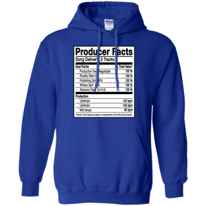 PRODUCER FACTS Pullover Hoodie 8 oz.