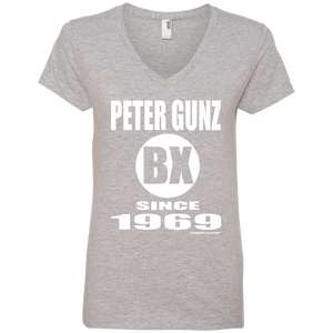 PETER GUNZ BX SINCE 1969 (Rapamania Collection) Ladies' V-Neck T-Shirt