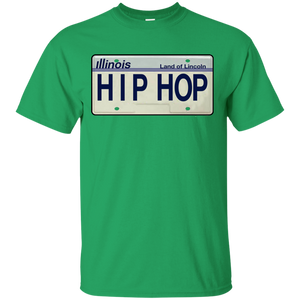 iLLINOIS HIP HOP LICENSE PLATE VINTAGE T-Shirt