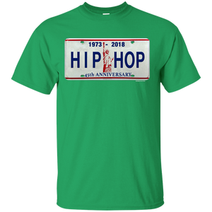 45th HIP HOP ANNIVERSARY LICENSE PLATE(Rapamania Collection) T-Shirt