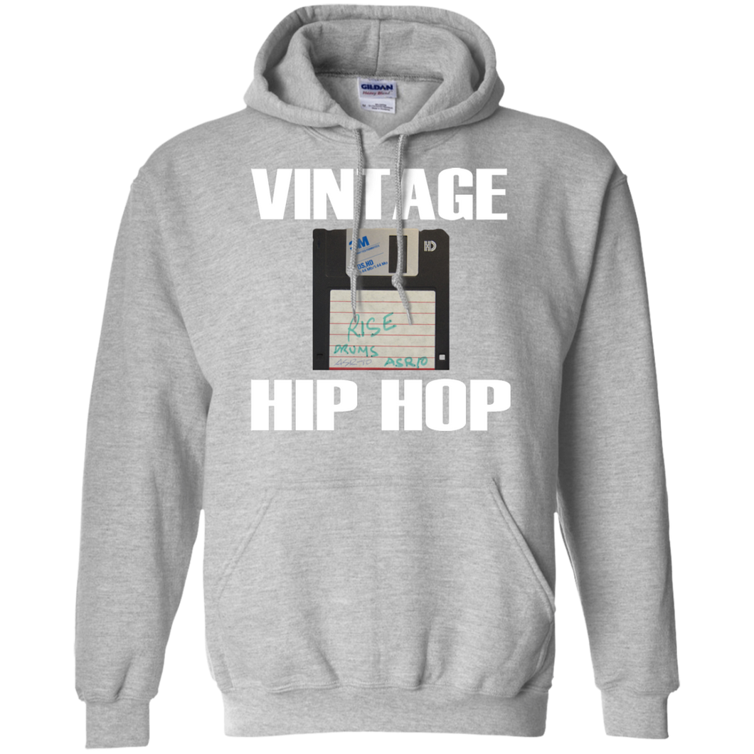 VINTAGE HIP HOP FLOPPY DISK Pullover Hoodie 8 oz.