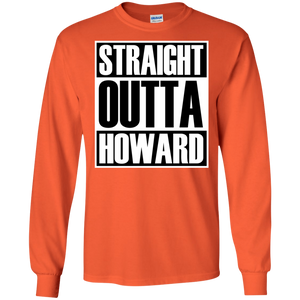 STRAIGHT OUTTA HOWARD Long sleeve T-Shirt
