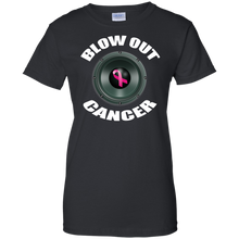 BLOW OUT CANCER Ladies' 100% Cotton T-Shirt