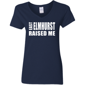 East Elmhurst Raised ME Ladies' 5.3 oz. V-Neck T-Shirt