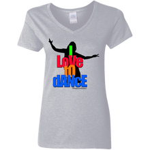 I LOVE TO DANCE V-Neck T-Shirt