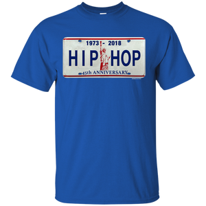 45th HIP HOP ANNIVERSARY LICENSE PLATE(Rapamania Collection) T-Shirt