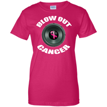 BLOW OUT CANCER Ladies' 100% Cotton T-Shirt