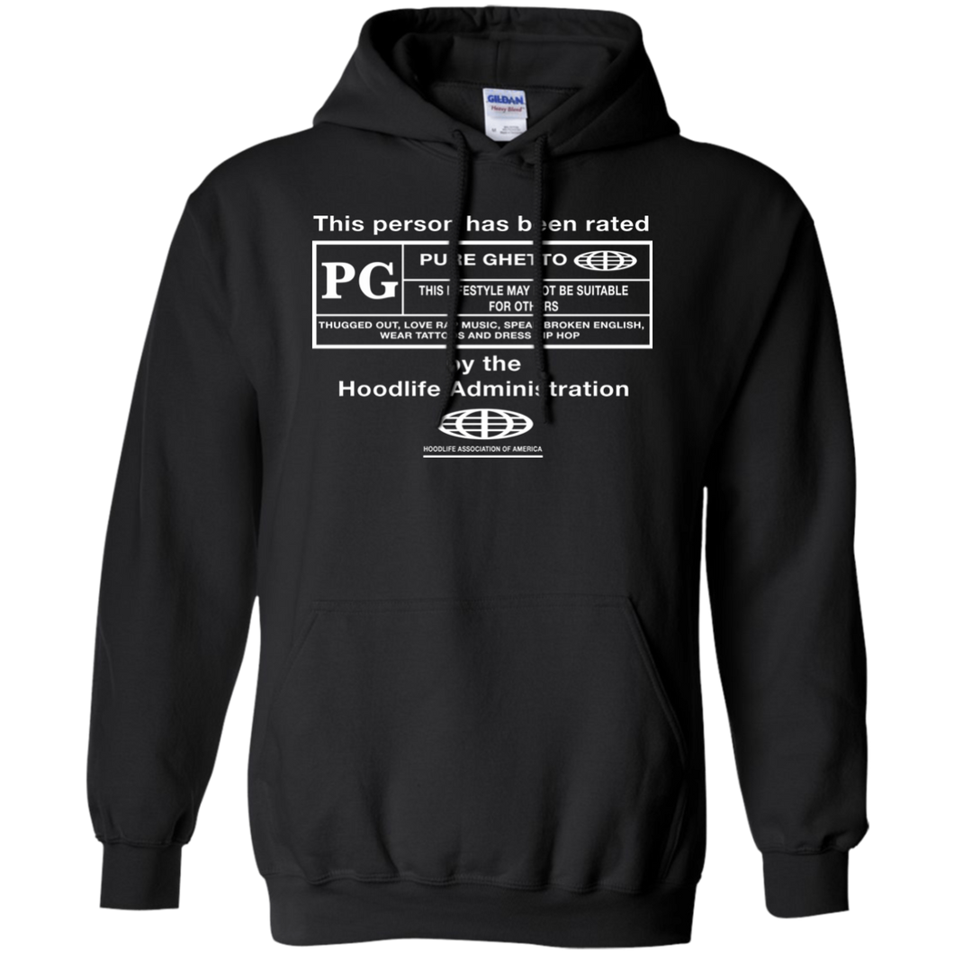 PURE GHETTO Hoodie 8 oz.