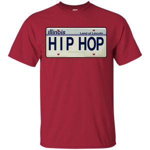 iLLINOIS HIP HOP LICENSE PLATE VINTAGE T-Shirt