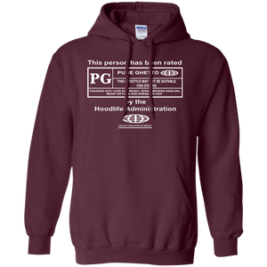 PURE GHETTO Hoodie 8 oz.