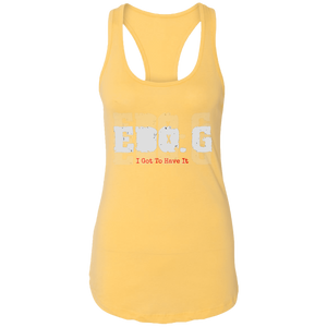 EDO. G Ladies Ideal Racerback Tank