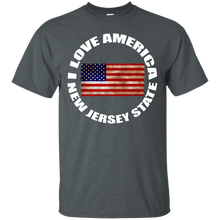 I LOVE AMERICA (NEW JERSEY STATE) T-Shirt