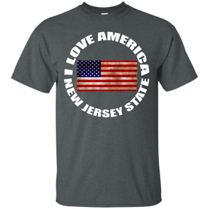 I LOVE AMERICA (NEW JERSEY STATE) T-Shirt