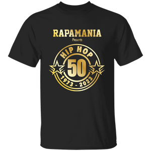 Rapamania Presents Hip Hop 50 (1973-2023) T-Shirt