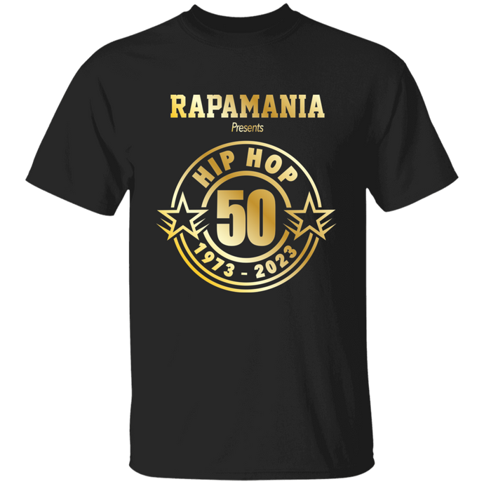 Rapamania Presents Hip Hop 50 (1973-2023) T-Shirt