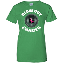 BLOW OUT CANCER Ladies' 100% Cotton T-Shirt