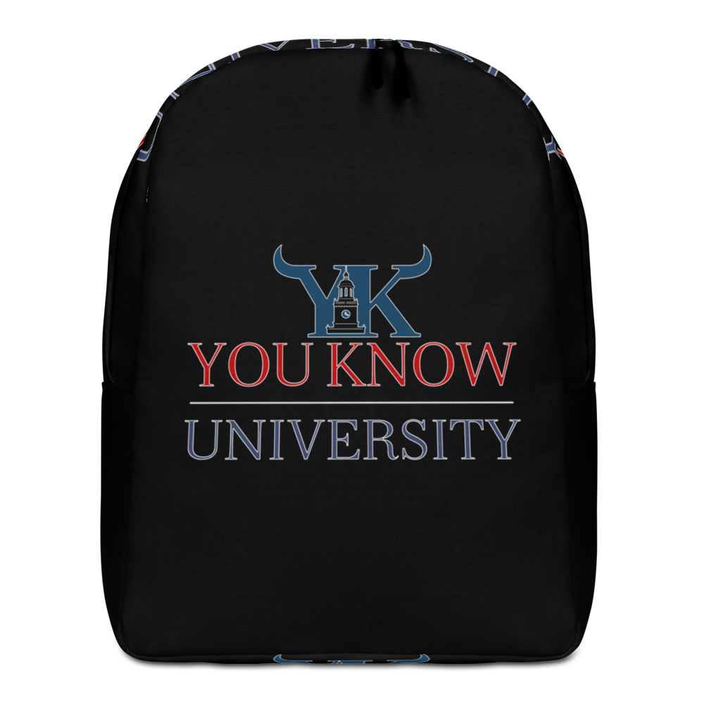 You Kniw University Minimalist Backpack