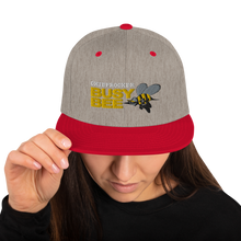 Busy Bee Snapback Hat (white letters